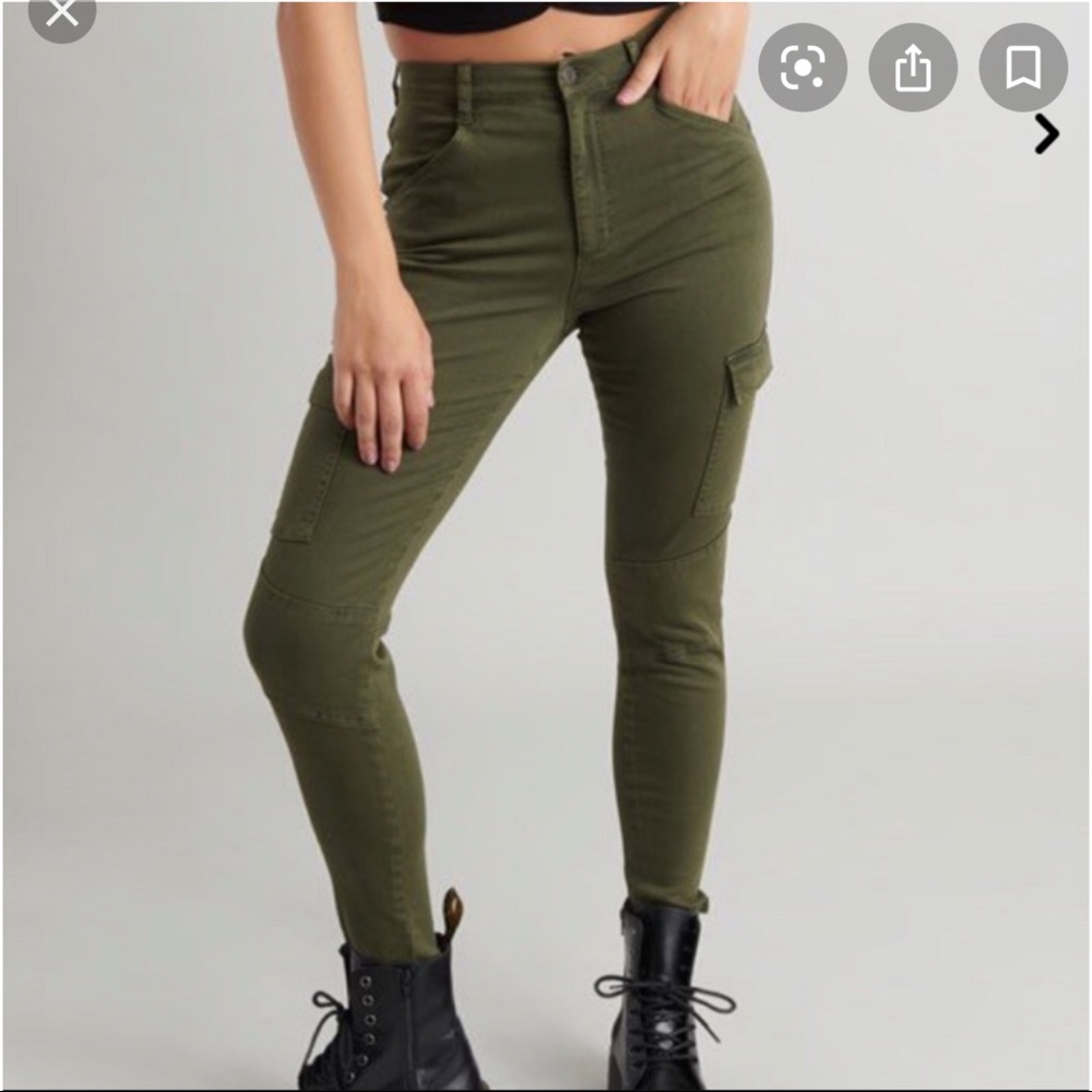 Garage skinny cargo pants